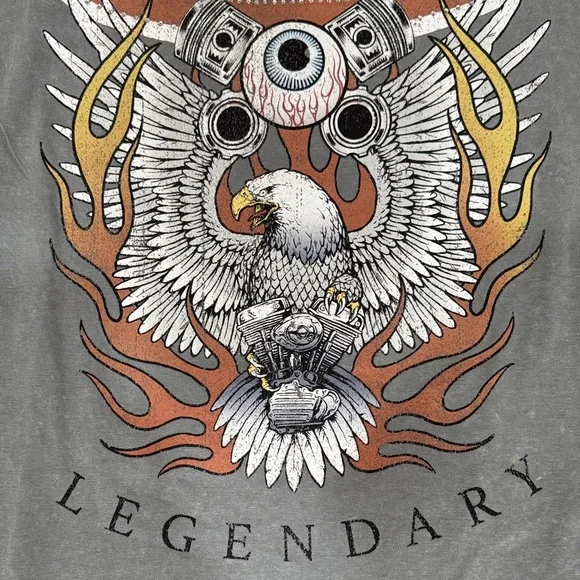 Von Dutch Gray Legendary Graphic Tee - Picture 4 of 6